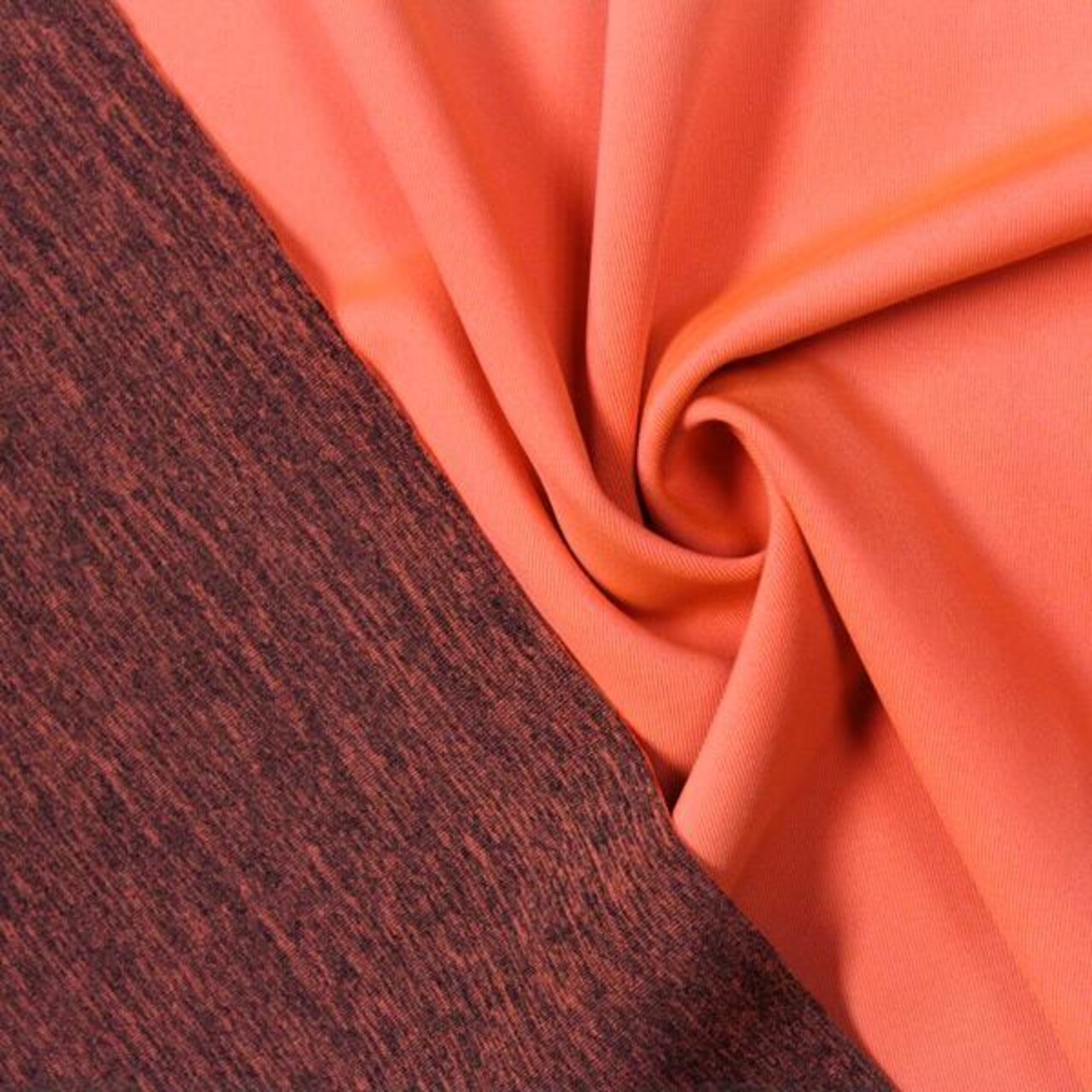1 Yard Double Sided Heather Spandex Fabric for Activewear Athleisure and Costumes 58 Inch Width